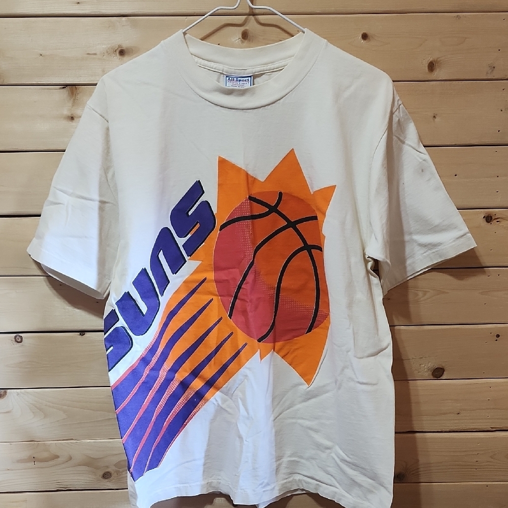 Vintage Phoenix Suns Graphic T-Shirt Size Large AllSport Proweight